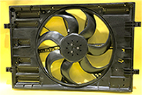 大众 高尔夫7 梅甘娜结构 风扇总成 电子扇